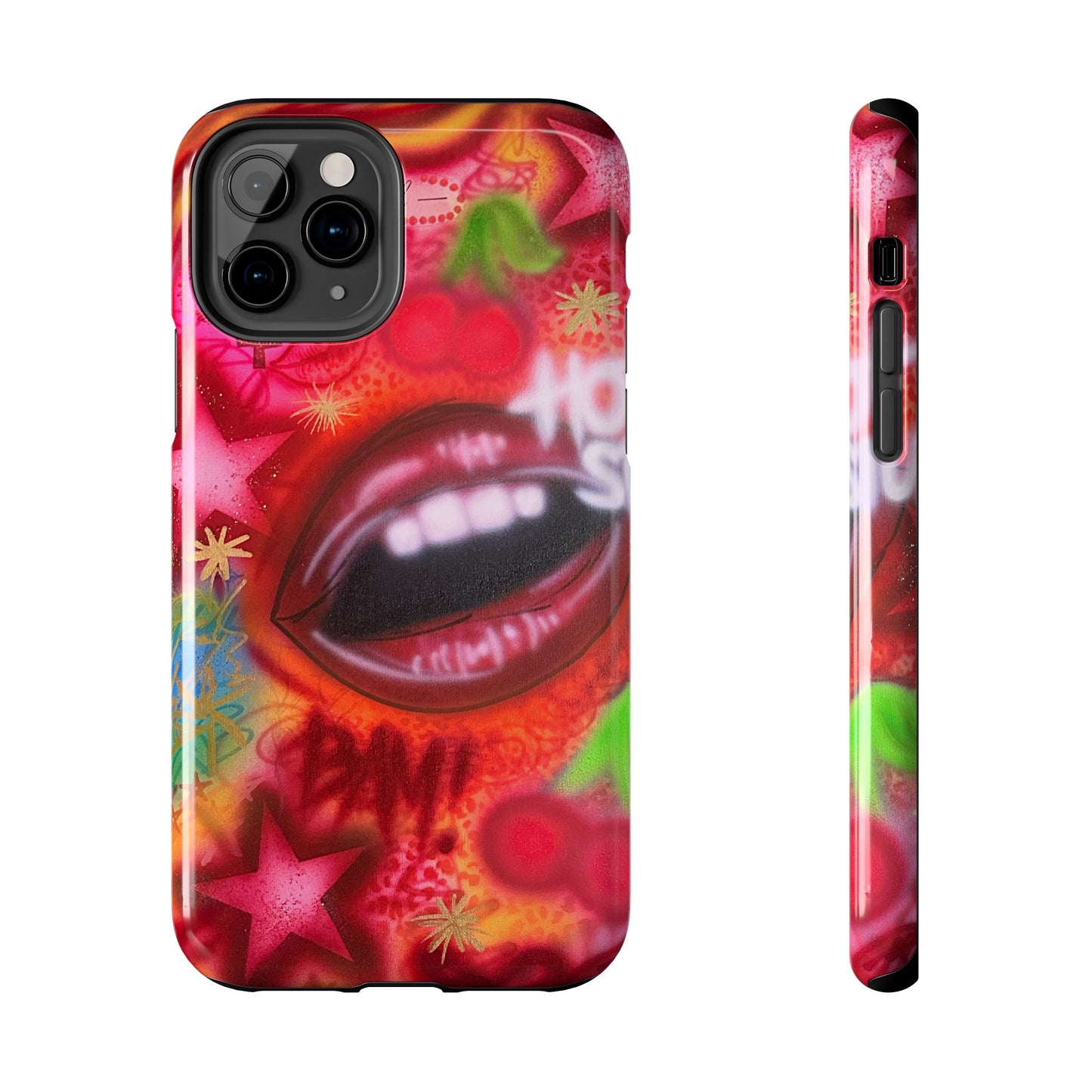 "hot stuff" airbrush iPhone case