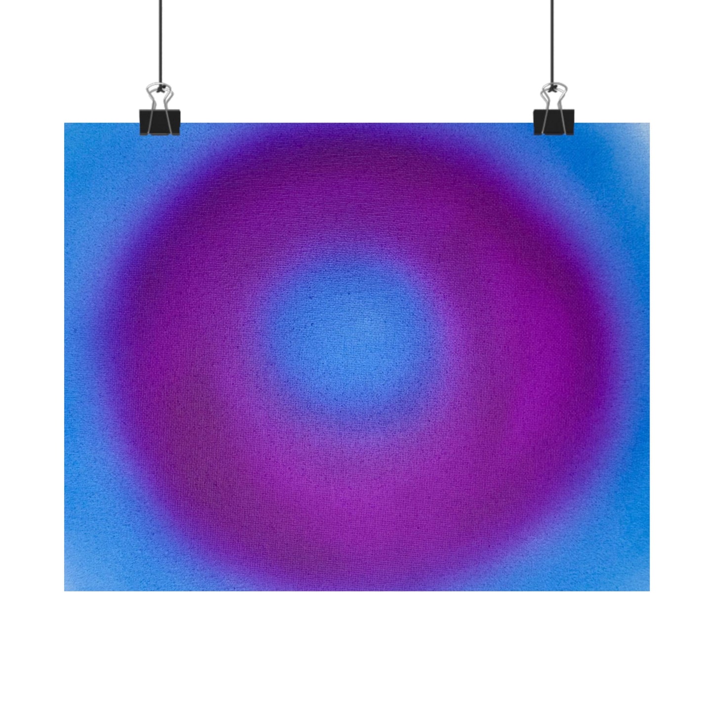 "grape soda aura" airbrush horizontal print