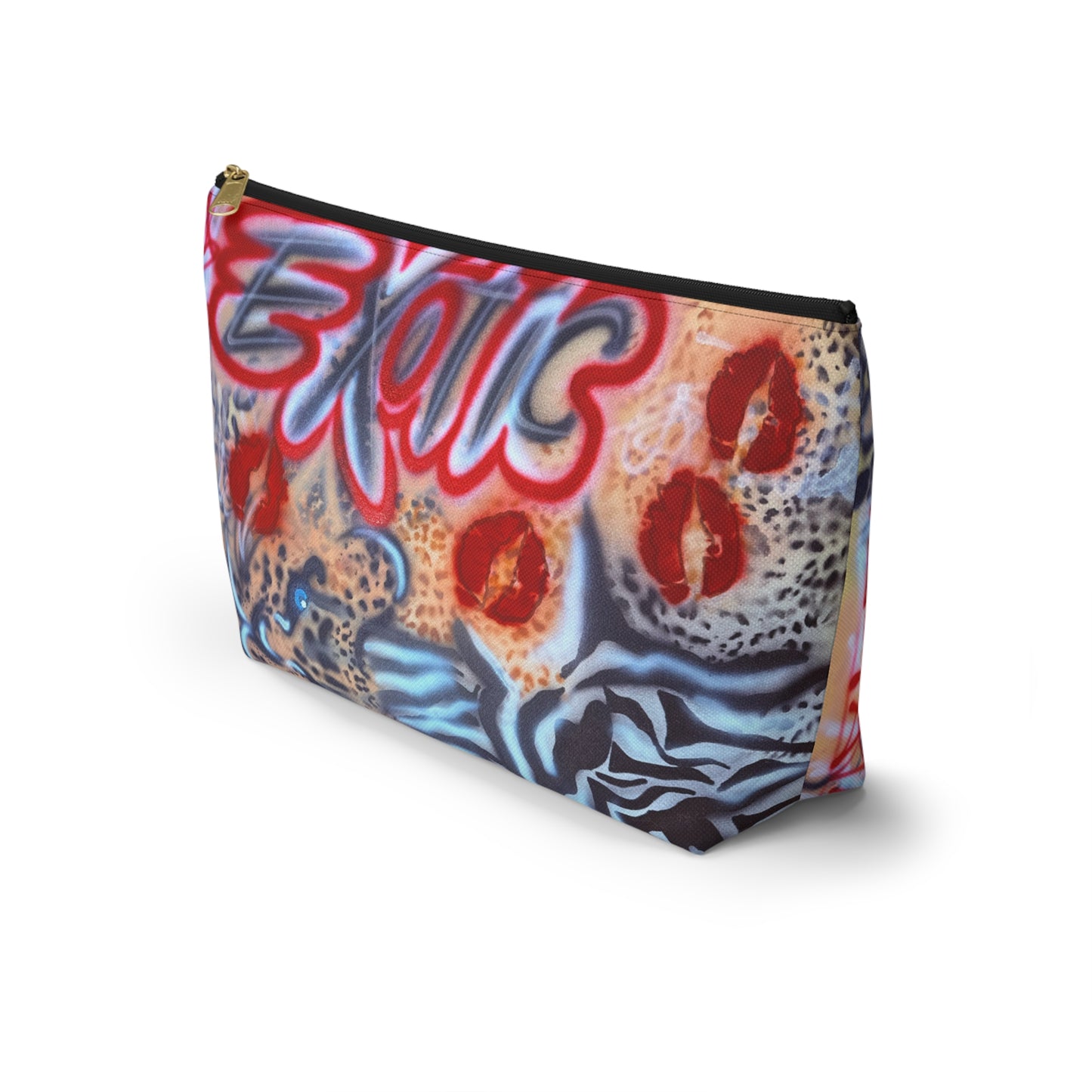 "exotic expectations" airbrush makeup pouch