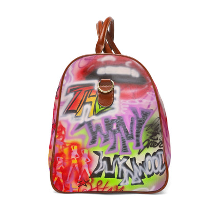"wynwood gold" airbrush waterproof travel bag