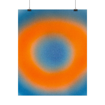 "citrus sky aura" airbrush rolled print