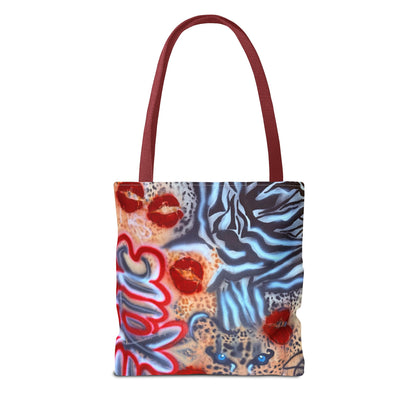 "in the wild" airbrush tote bag