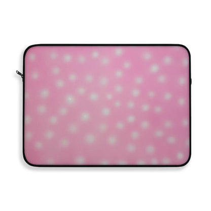 "strawberry swirl polka dot" airbrush laptop sleeve