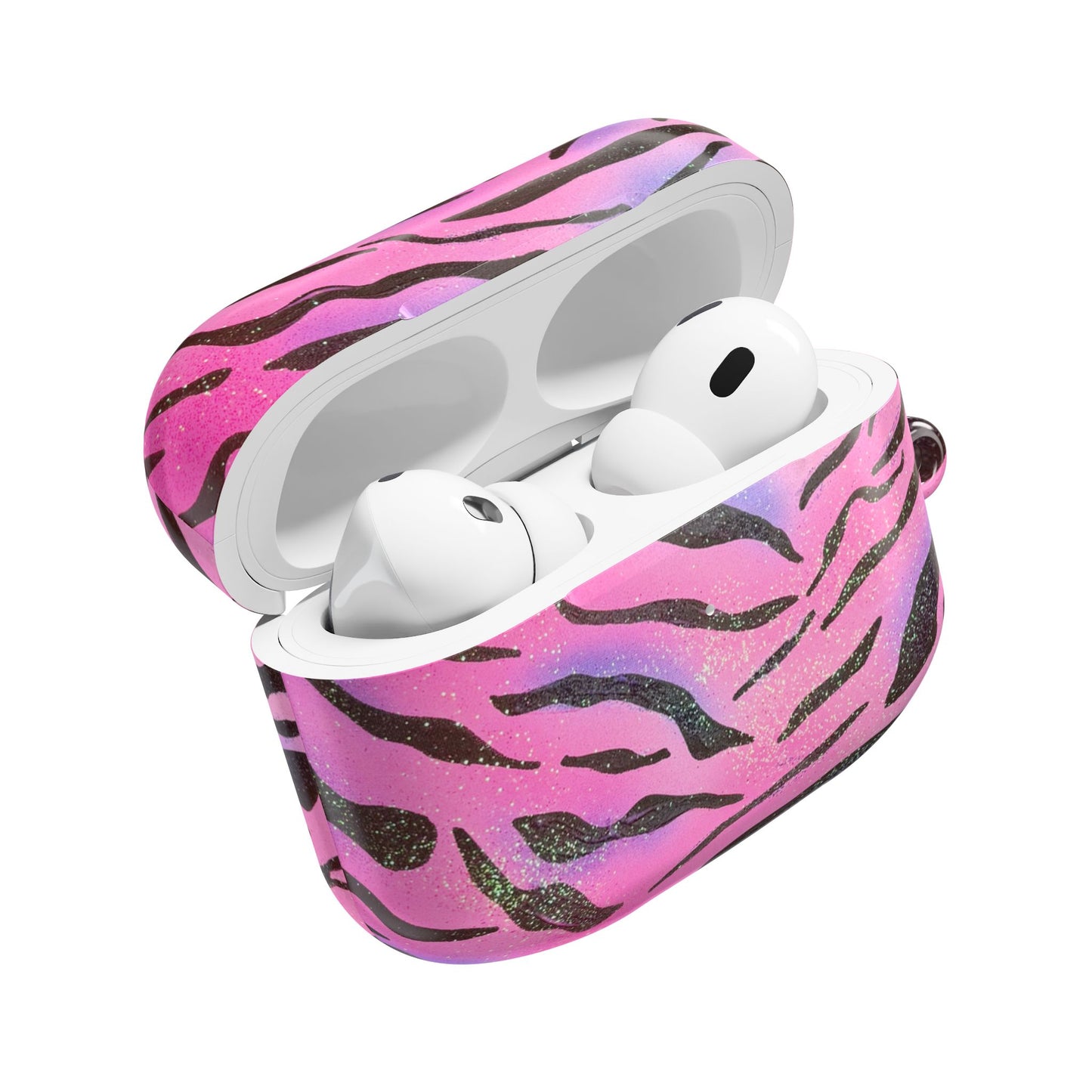 "glitter zebra" airbrush airpod cases