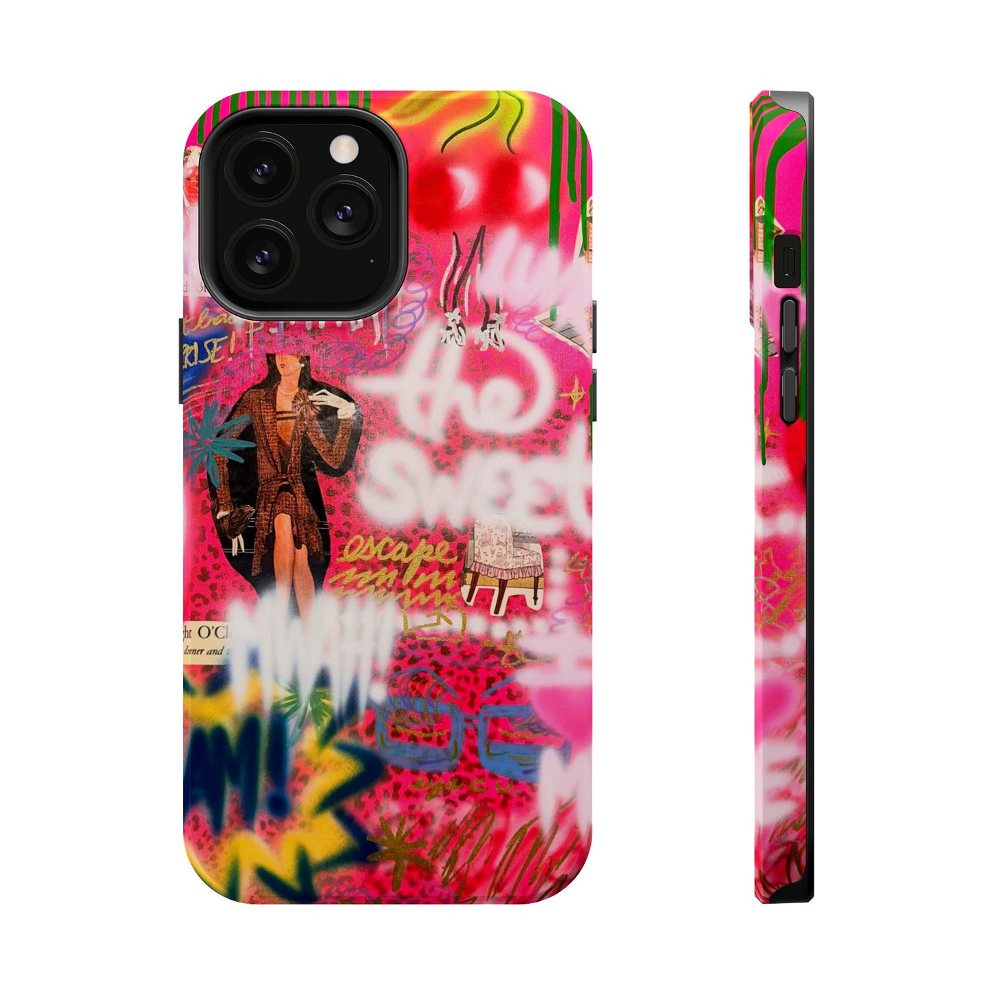 MagSafe "sweet escape" airbrush iPhone case