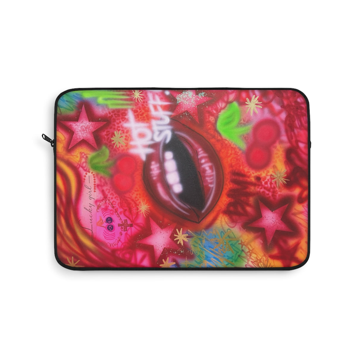 "hot stuff" airbrush laptop sleeve