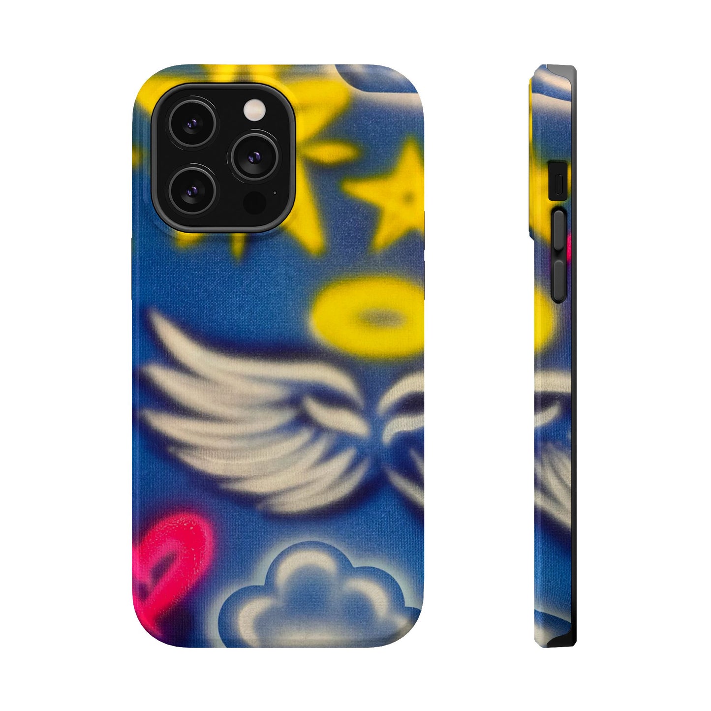 MagSafe "celestial halo" airbrush iPhone case