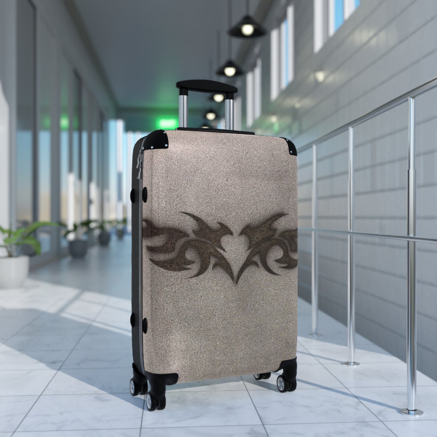 "black trampstamp" airbrush suitcase