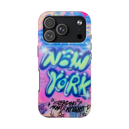 "spending $$ is my talent" airbrush iPhone case