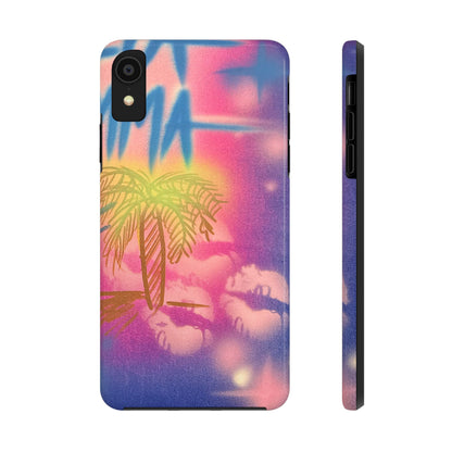 "glowy night" airbrush iPhone case
