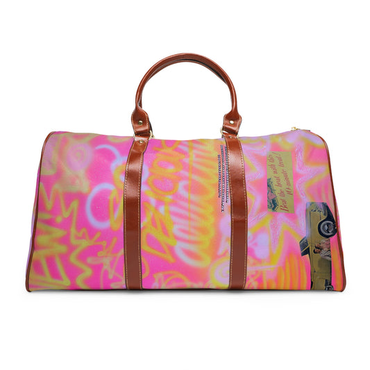 "so delicious" airbrush waterproof travel bag