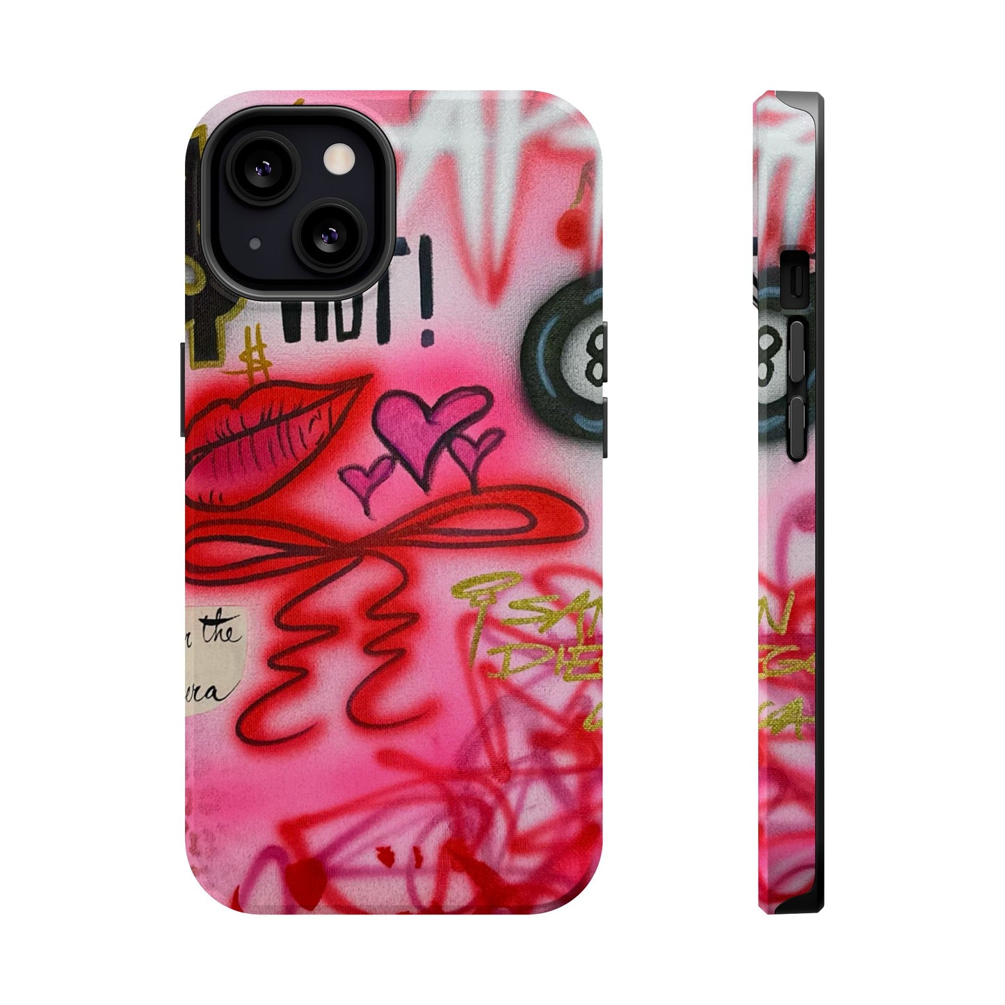 MagSafe "IT girl" airbrush iPhone case