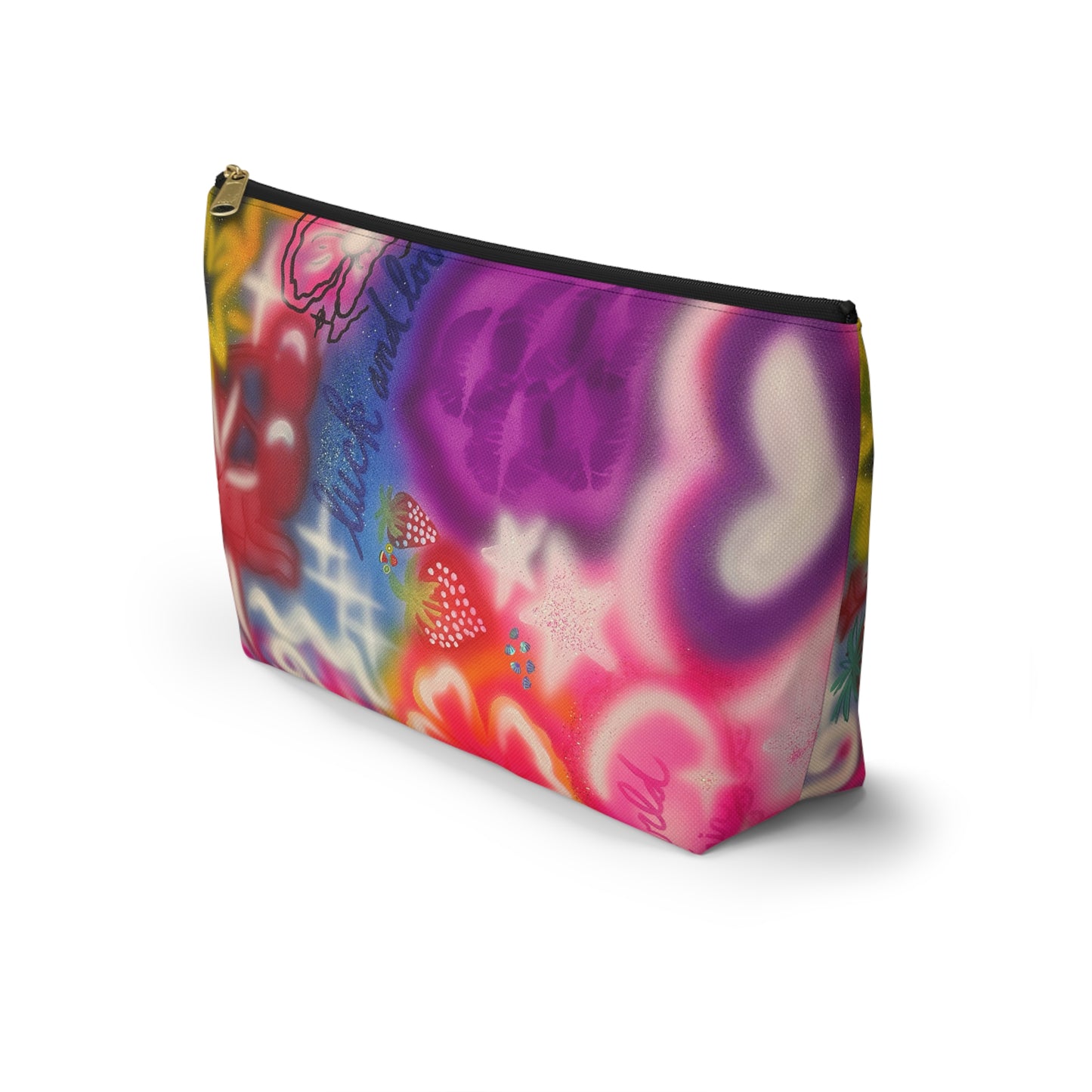 "luck & luv" airbrush makeup pouch