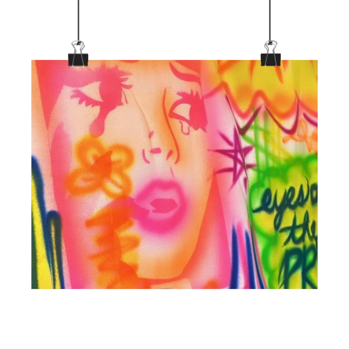 "current standards pt. 2" airbrush horizontal print