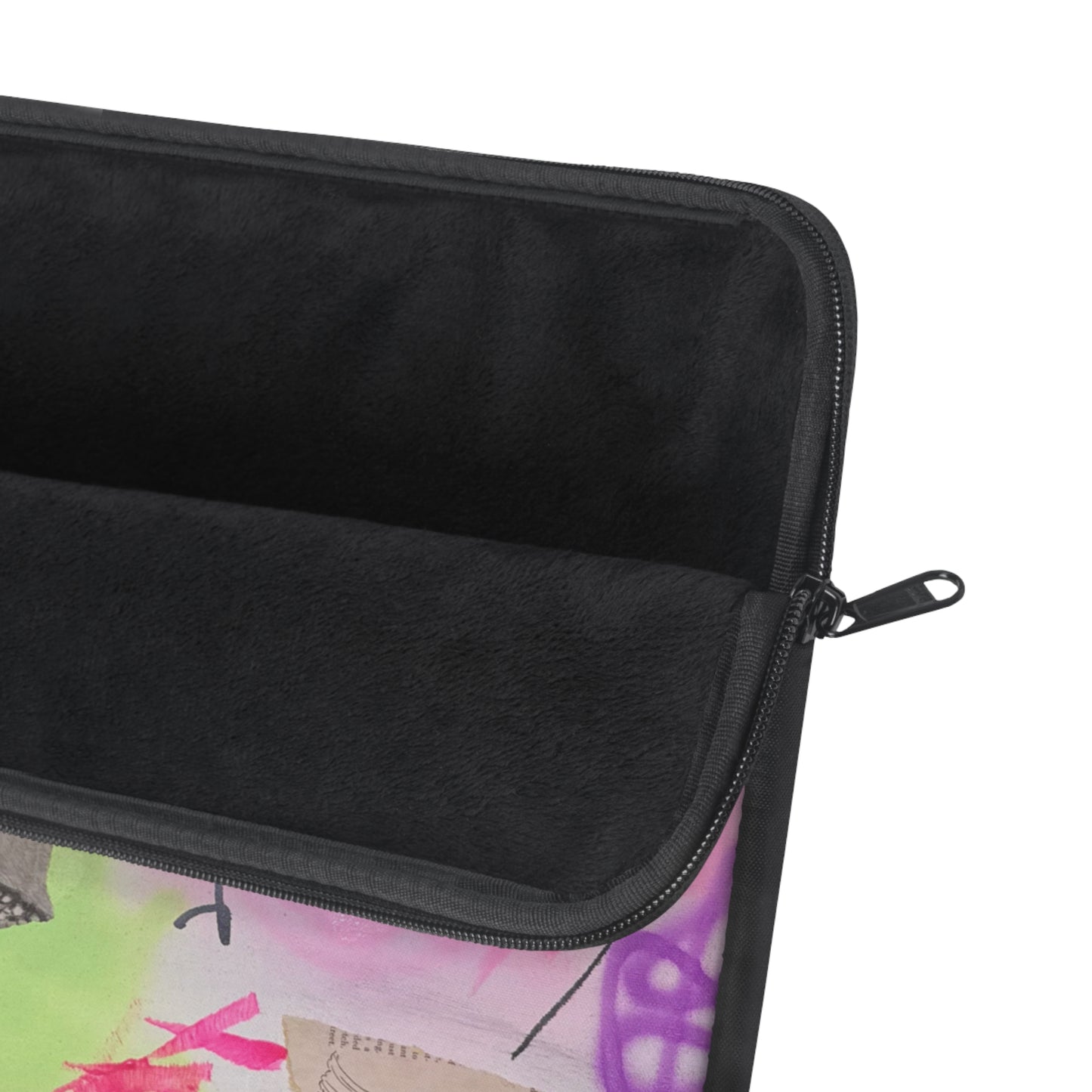 "pastel static" airbrush laptop sleeve