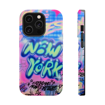 magsafe "spending $$ is my talent" airbrush iPhone case