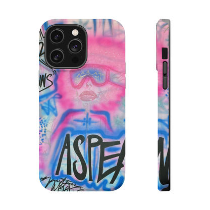 MagSafe "aspen aspirations" airbrush iPhone case