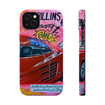 MagSafe "miami momentos" airbrush iPhone case