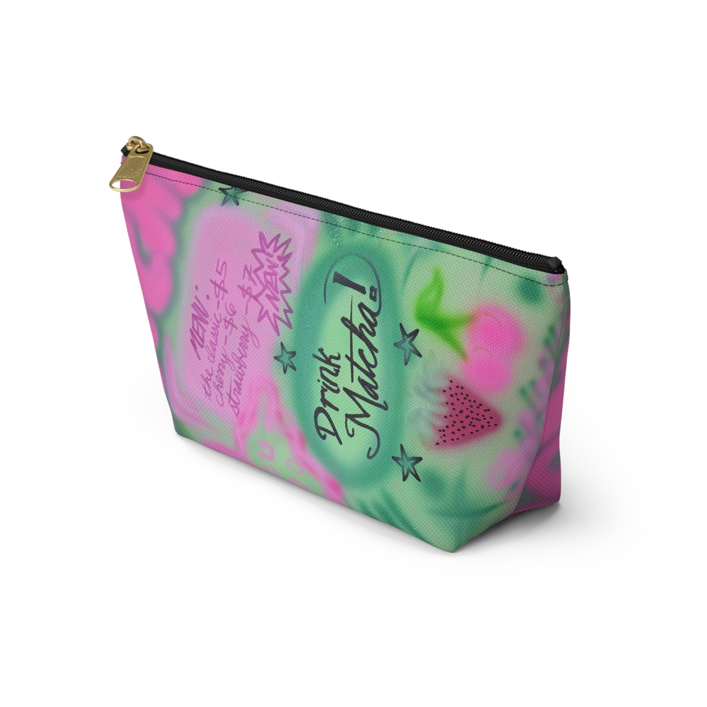 "matcha!" airbrush makeup pouch