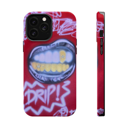 MagSafe "tooth drip" airbrush iPhone case