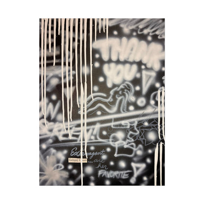 "extravagant leisure" airbrush rolled print