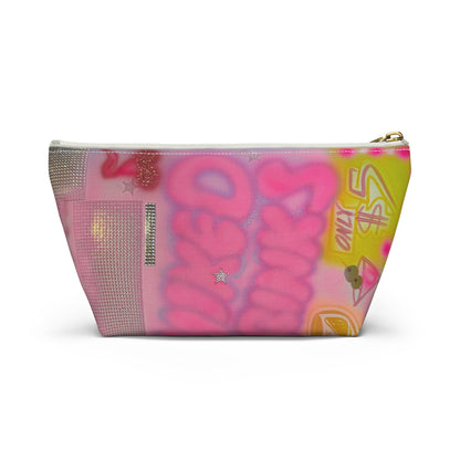 "mixed drinks" airbrush makeup pouch