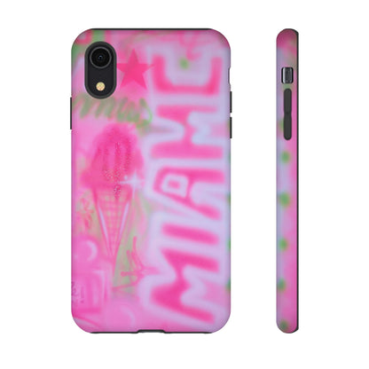 "sunset sorbet" airbrush iPhone case