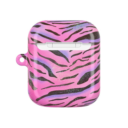 "glitter zebra" airbrush airpod cases