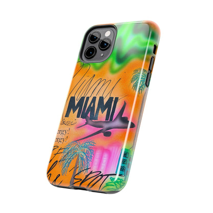 "miami, fl" airbrush iPhone case