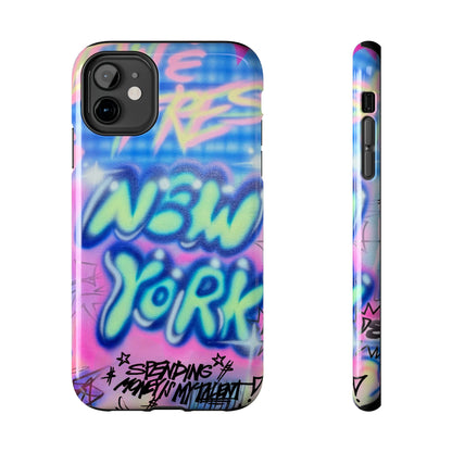 "spending $$ is my talent" airbrush iPhone case
