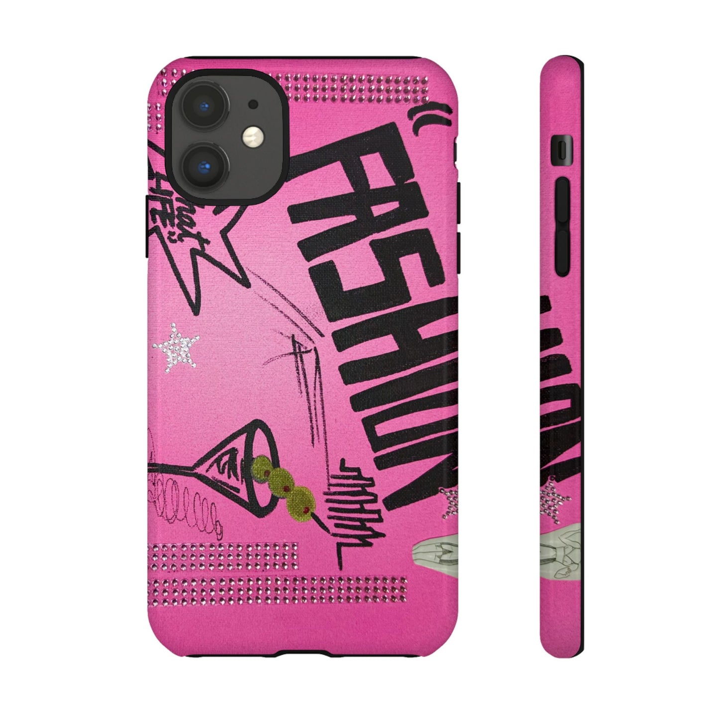 "high fashion pt. 2" airbrush iPhone case