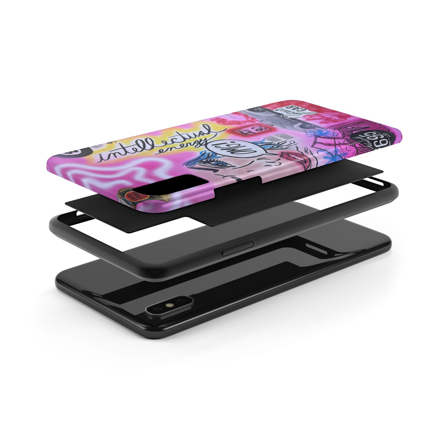 "intellectual energy" airbrush iPhone case