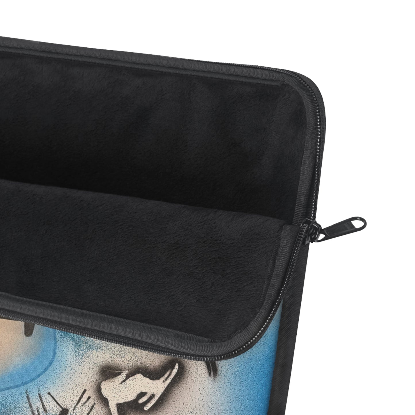 "high in the clouds" airbrush laptop sleeve