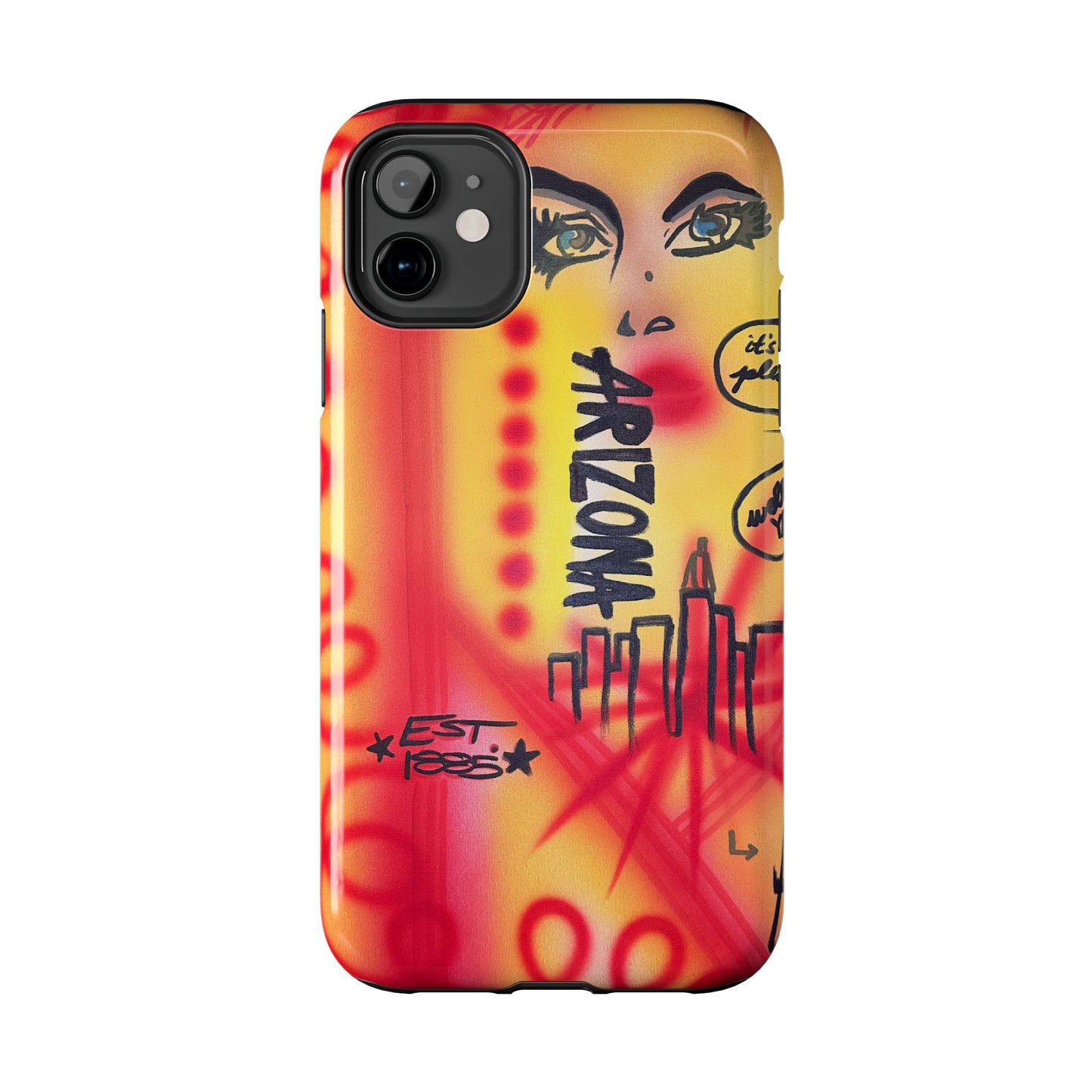 "arizona state university" airbrush iPhone case