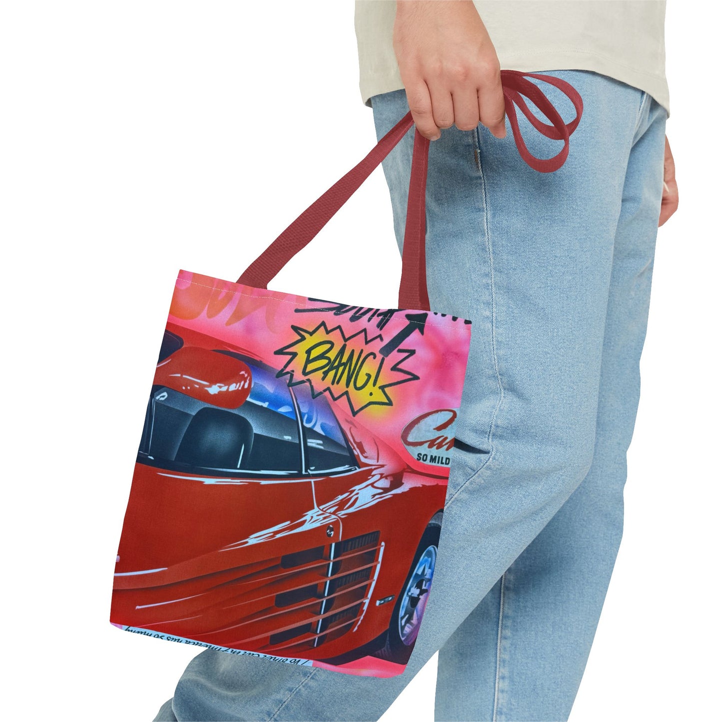 "miami momentos" airbrush tote bag