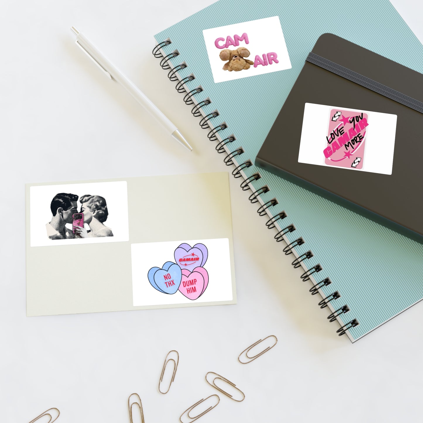 vday airbrush sticker sheet