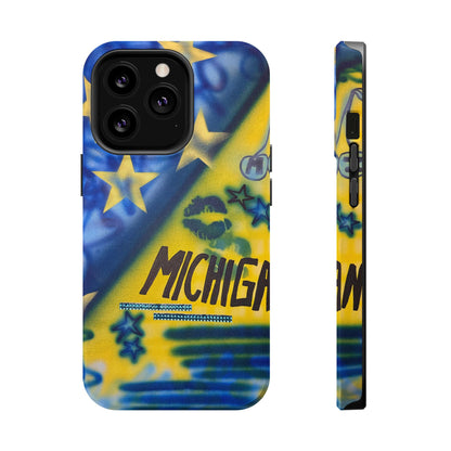 MagSafe "ann arbor, mi" airbrush iPhone case