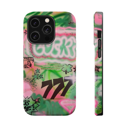 MagSafe "so lucky" airbrush iPhone case