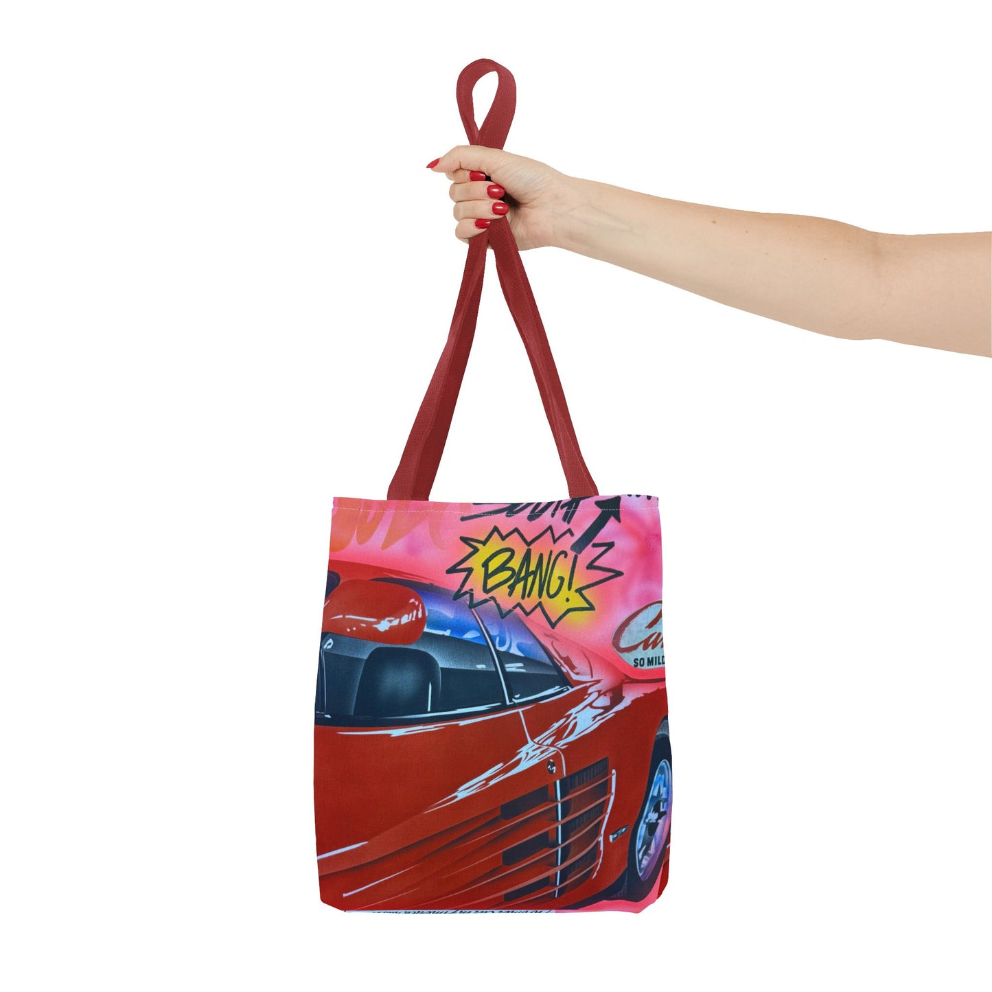 "miami momentos" airbrush tote bag