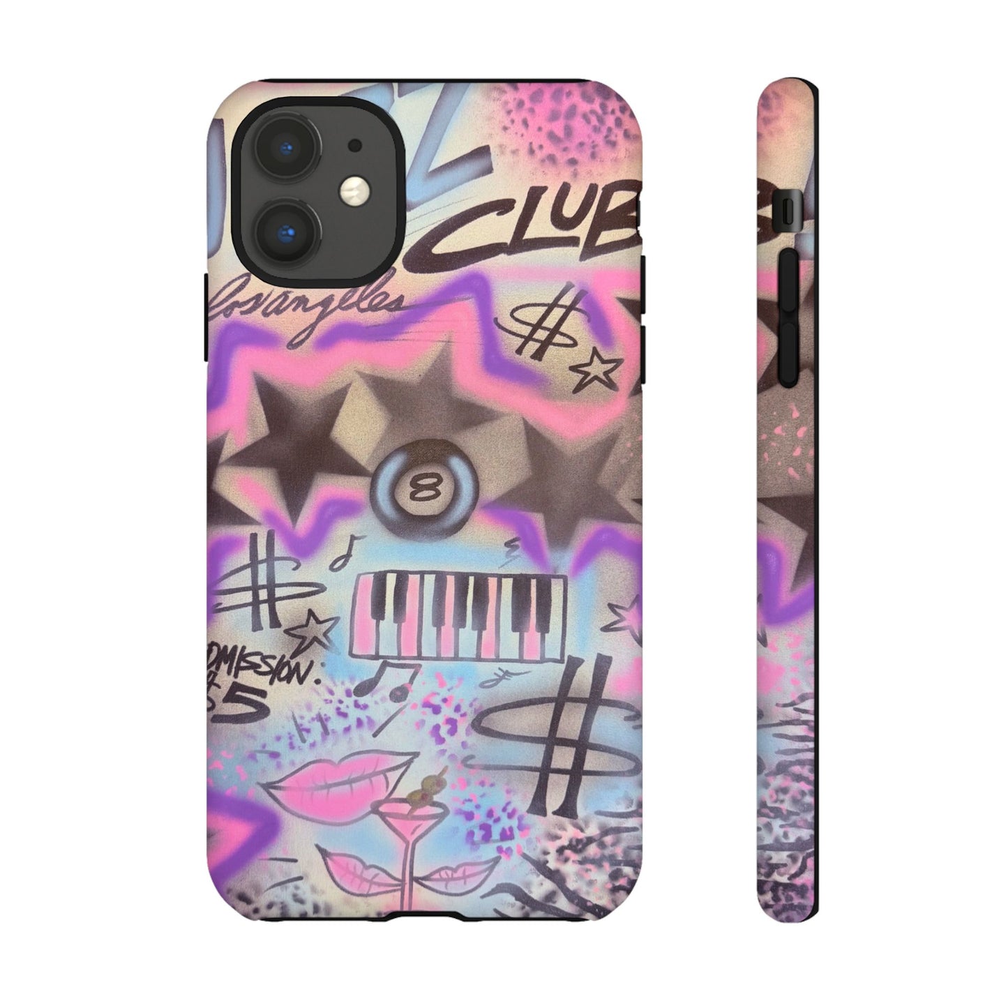 "jazz club" airbrush iPhone case