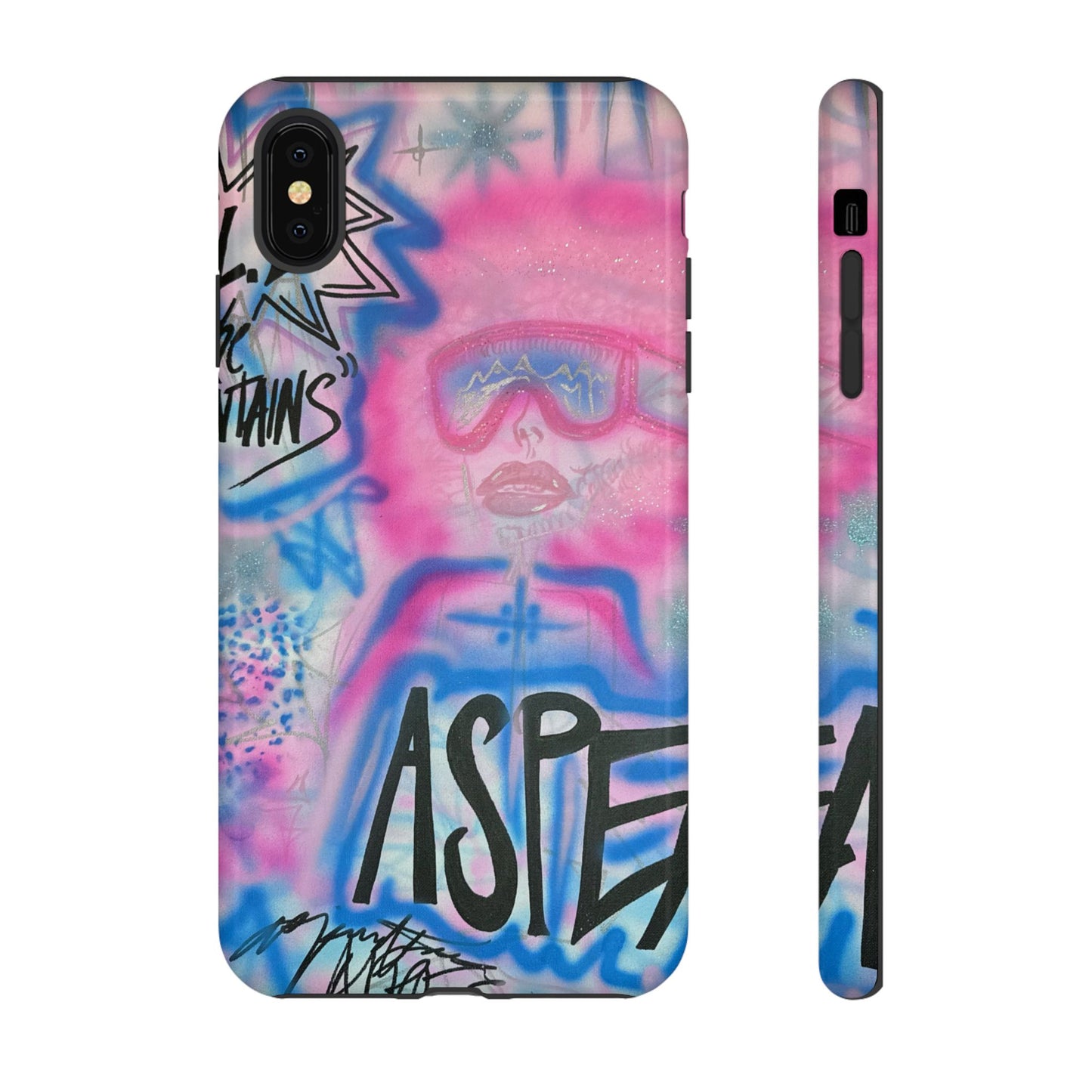 "aspen aspirations" airbrush iPhone case