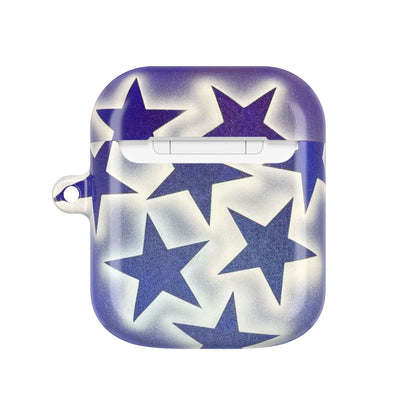 "frosted galaxy" airbrush airpod cases