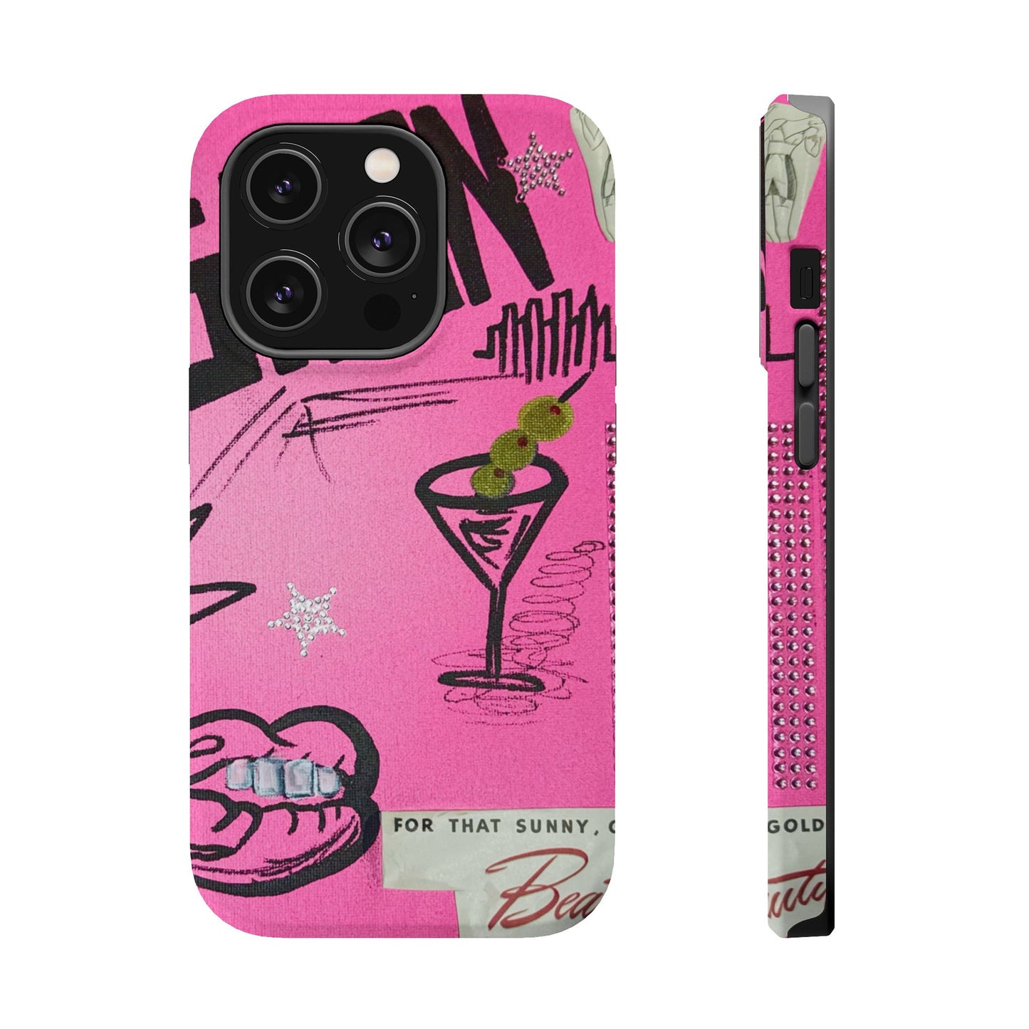 MagSafe "high fashion" airbrush iPhone case