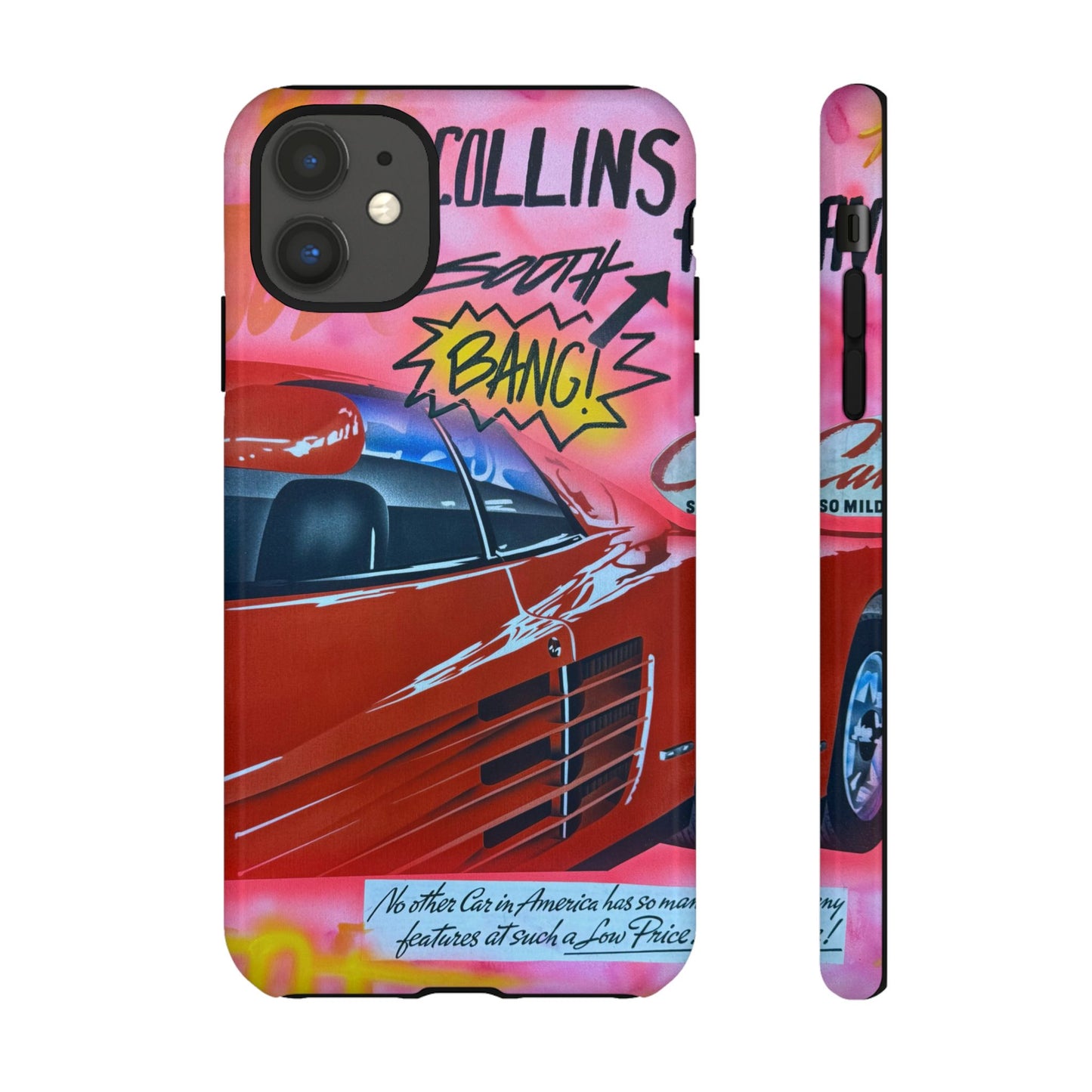 "miami momentos" airbrush iPhone case