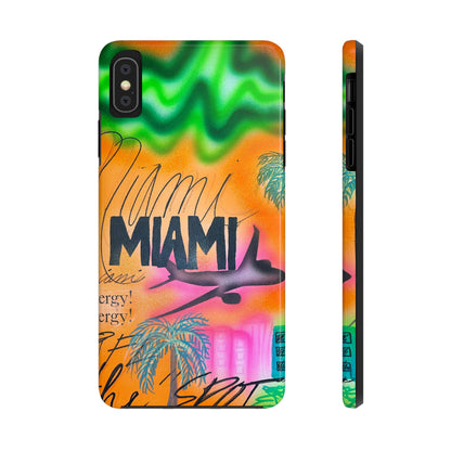 "miami, fl" airbrush iPhone case