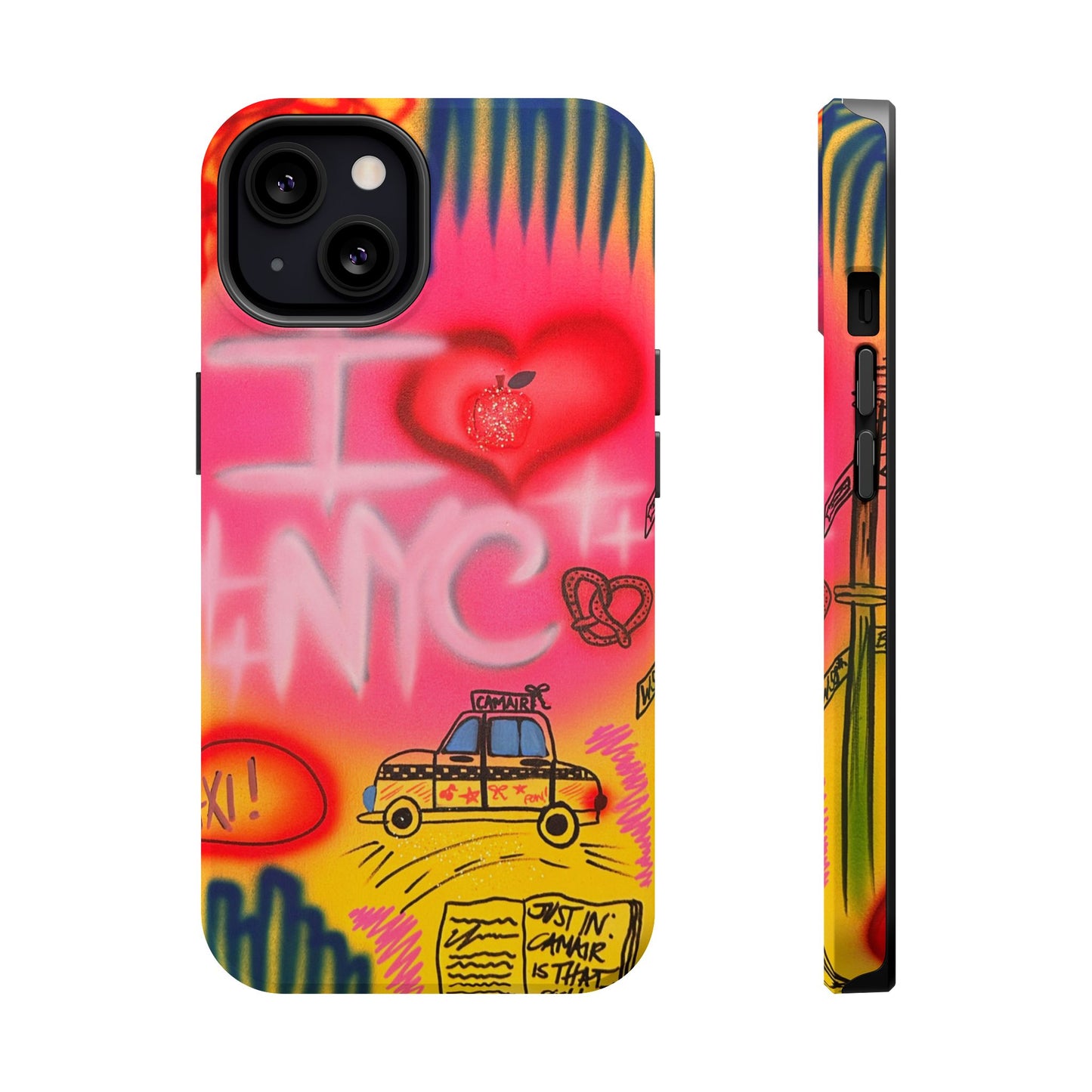 MagSafe "in the city" airbrush iPhone case