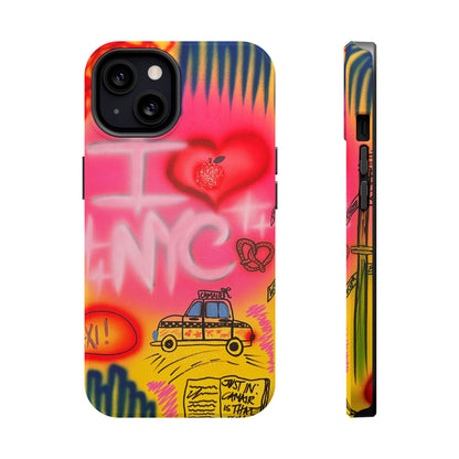 MagSafe "in the city" airbrush iPhone case