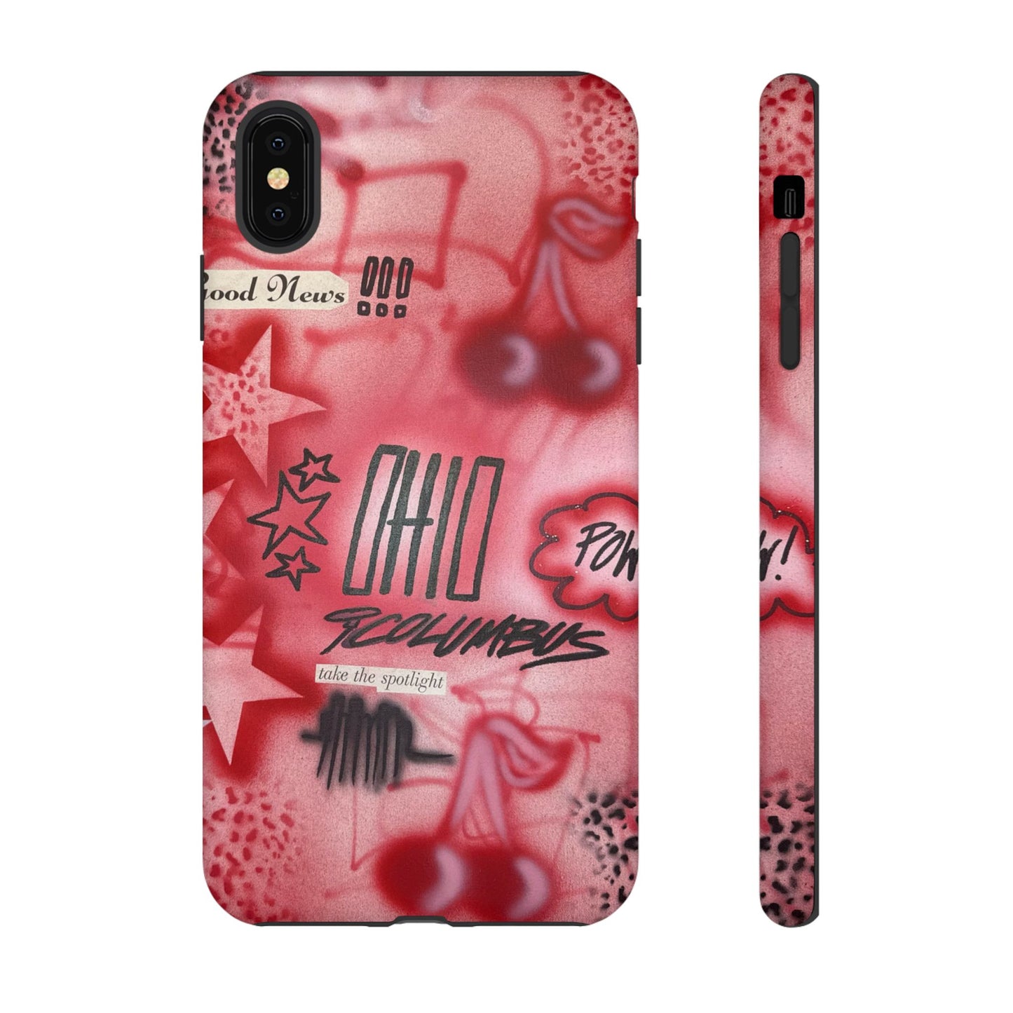 "columbus, ohio" airbrush iPhone case