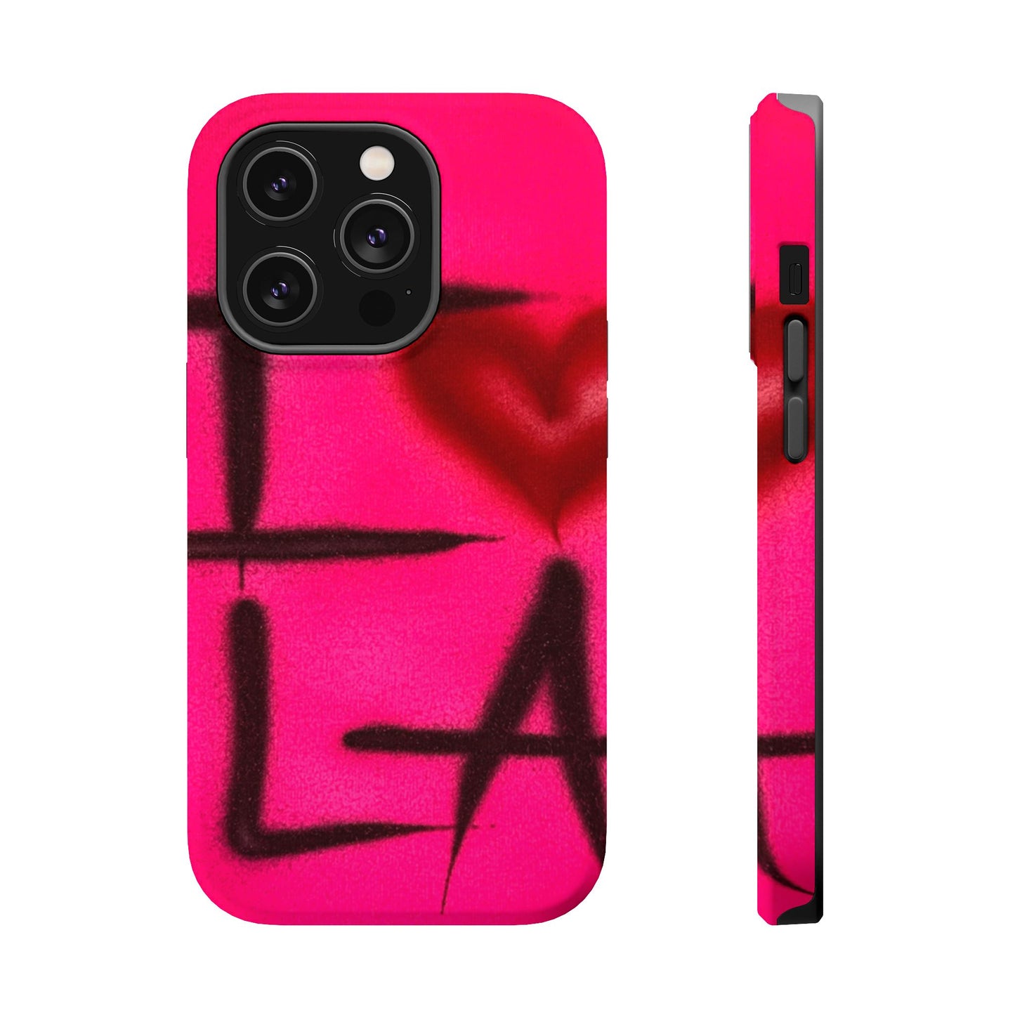 MagSafe "i <3 LA" airbrush iPhone case