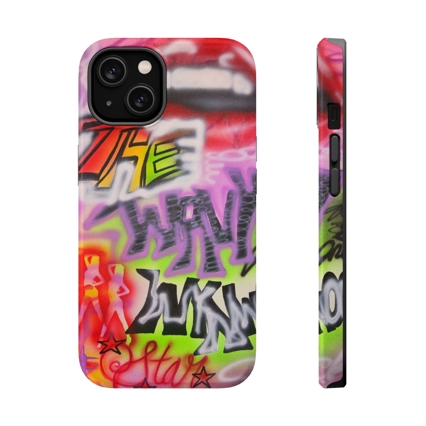 MagSafe "wynwood gold" airbrush iPhone case